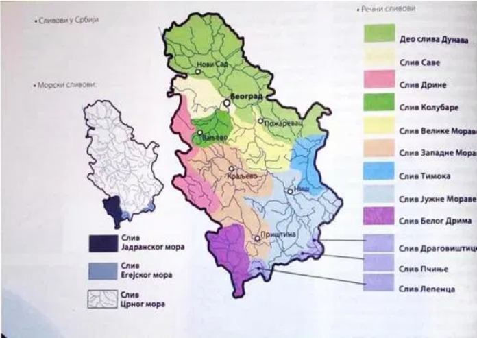 Адриатический бассейн — Какие реки Сербии относятся к этому бассейну.